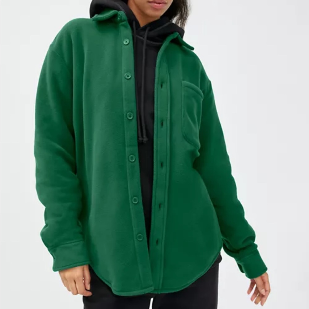 Aritzia Fleece Polar Buttonup